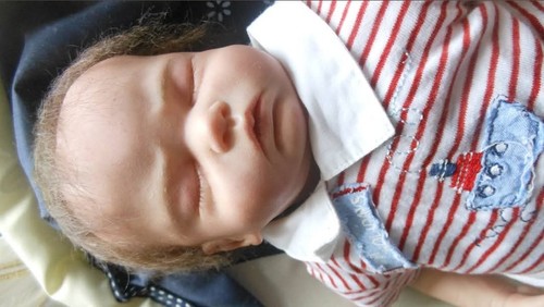 Bambola reborn neonato maschio - bambola,