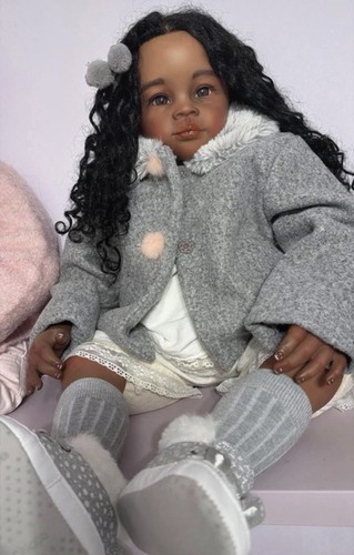 Bambola reborn meili afro - reborn,